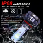 2 PCS H1 DC9-36V / 36W / 3000K / 6000LM IP68 Car / Motorcycle Mini COB LED Headlight Lamps / Fog Light - Image 10
