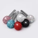 Crystal Car Aluminium Alloy Door Lock Modified Decoration - Image 2