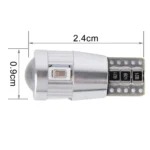 2 PCS T10 3W 6 SMD-5630 LEDs Error-Free Canbus Car Clearance Lights Lamp, DC 12V - Image 5