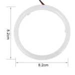 2 PCS 2.5inch 3W White Light + Yellow Light Car Angel Eyes Light, DC 12V Cable Length: 50cm - Image 4