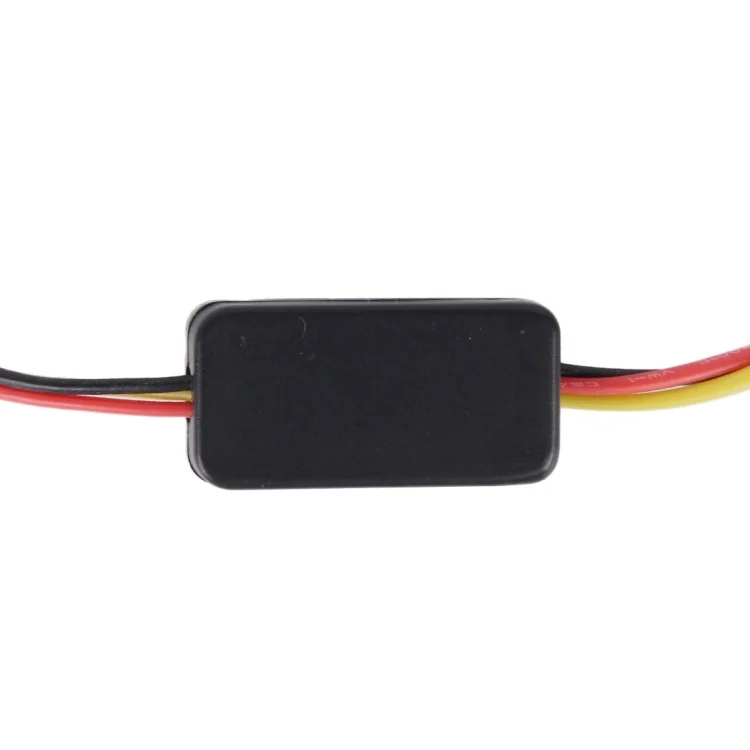 CMS0576_4.webp 2 PCS 2.5inch 3W White Light + Yellow Light Car Angel Eyes Light, DC 12V Cable Length: 50cm - Image 5