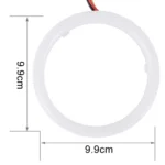 2 PCS 3inch 6W White Light + Yellow Light Car Angel Eyes Light, DC 12V Cable Length: 50cm - Image 4