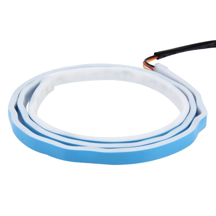 CMS0589_1.webp 1.5m Car Auto Waterproof Universal Four Color Rear Flowing Light Tail Box Lights with Tail Light Controller, Ice Blue Light Driving Light, White Light Reversing Light, Red Light Brake Light, Yellow Light Turn Signal Light, LED Lamp Strip Tail Decoration - Image 2