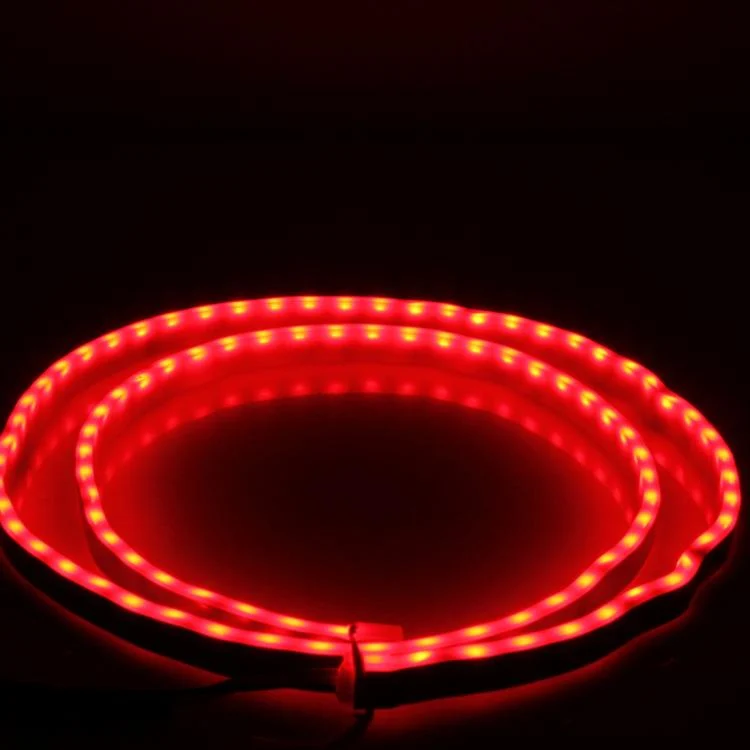 CMS0589_4.webp 1.5m Car Auto Waterproof Universal Four Color Rear Flowing Light Tail Box Lights with Tail Light Controller, Ice Blue Light Driving Light, White Light Reversing Light, Red Light Brake Light, Yellow Light Turn Signal Light, LED Lamp Strip Tail Decoration - Image 5