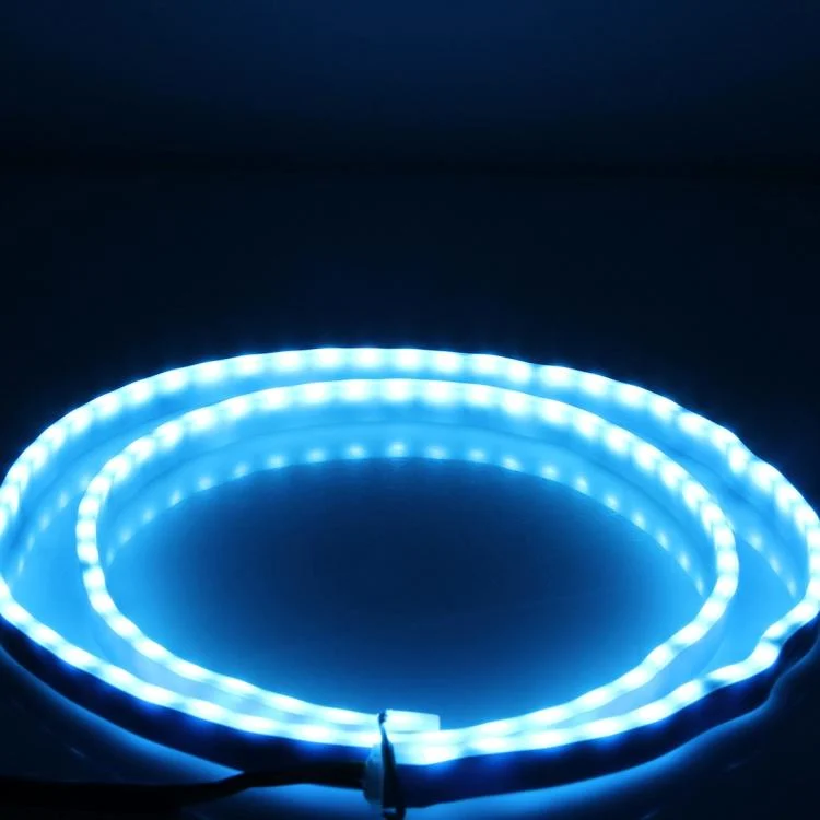 CMS0589_5.webp 1.5m Car Auto Waterproof Universal Four Color Rear Flowing Light Tail Box Lights with Tail Light Controller, Ice Blue Light Driving Light, White Light Reversing Light, Red Light Brake Light, Yellow Light Turn Signal Light, LED Lamp Strip Tail Decoration - Image 6