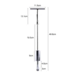 19 in 1 Auto Repair Body Tool Kit Paintless Dent Repair Hail Removal Silver T Bar Slide Hammer Dent Repair Tool Kit - Image 3