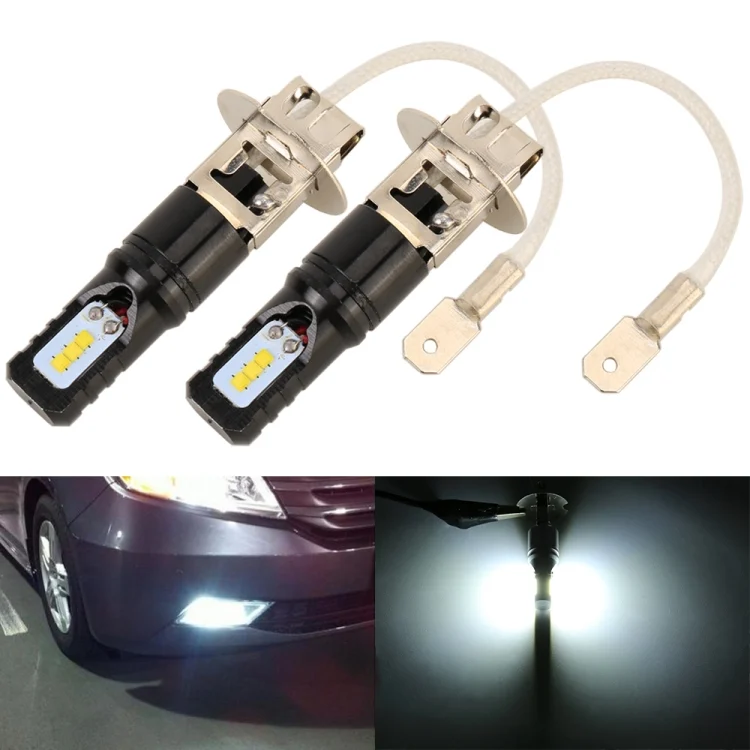 CMS0608B.webp 2 PCS H3 DC12V / 4.5W / 6000K / 360LM Car LED Fog Light with 6 CSP Lamp Beads, White Light - Image 1