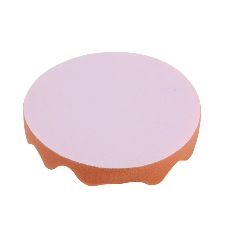 CMS0629_2.webp 2 PCS Car Wax Sponge Round and Wavy Shape Sponge High-density Waxing Sponge,Size:15 x 15cm - Image 3