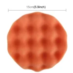 2 PCS Car Wax Sponge Round and Wavy Shape Sponge High-density Waxing Sponge,Size:15 x 15cm - Image 5