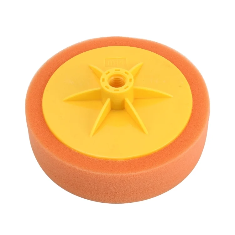 CMS0642_1.webp Polishing Disc Auto Polishing Machine Dedicated Sponge Wheel Wax Polishing Sponge Decontamination Sponge,Screw Hole Diameter:14mm - Image 2