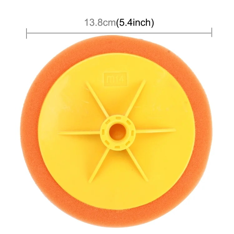 CMS0642_4.webp Polishing Disc Auto Polishing Machine Dedicated Sponge Wheel Wax Polishing Sponge Decontamination Sponge,Screw Hole Diameter:14mm - Image 5