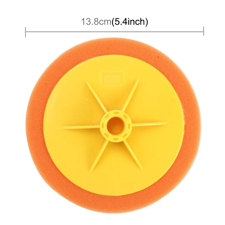 CMS0643_4.webp Polishing Disc Car Polishing Machine Dedicated Sponge Wheel Wax Polishing Sponge Decontamination Sponge,Screw Hole Diameter:16mm - Image 5
