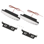1 Pair DC9-16V 2W 120LM 7000K 8 SMD-5050-LEDs Circular Car DRL&Turn Light - Image 3