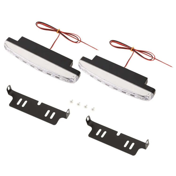 CMS0661_2.webp 1 Pair DC9-16V 2W 120LM 7000K 8 SMD-5050-LEDs Circular Car DRL&Turn Light - Image 3