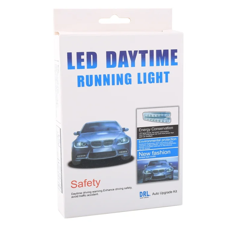CMS0661_4.webp 1 Pair DC9-16V 2W 120LM 7000K 8 SMD-5050-LEDs Circular Car DRL&Turn Light - Image 5