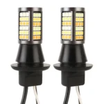 T20/7740 DC12V 3.7W 81 SMD-3030-LEDs Three Color Car DRL&Turn Light, Length: 2m - Image 2
