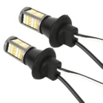 T20/7740 DC12V 3.7W 81 SMD-3030-LEDs Three Color Car DRL&Turn Light, Length: 2m - Image 3