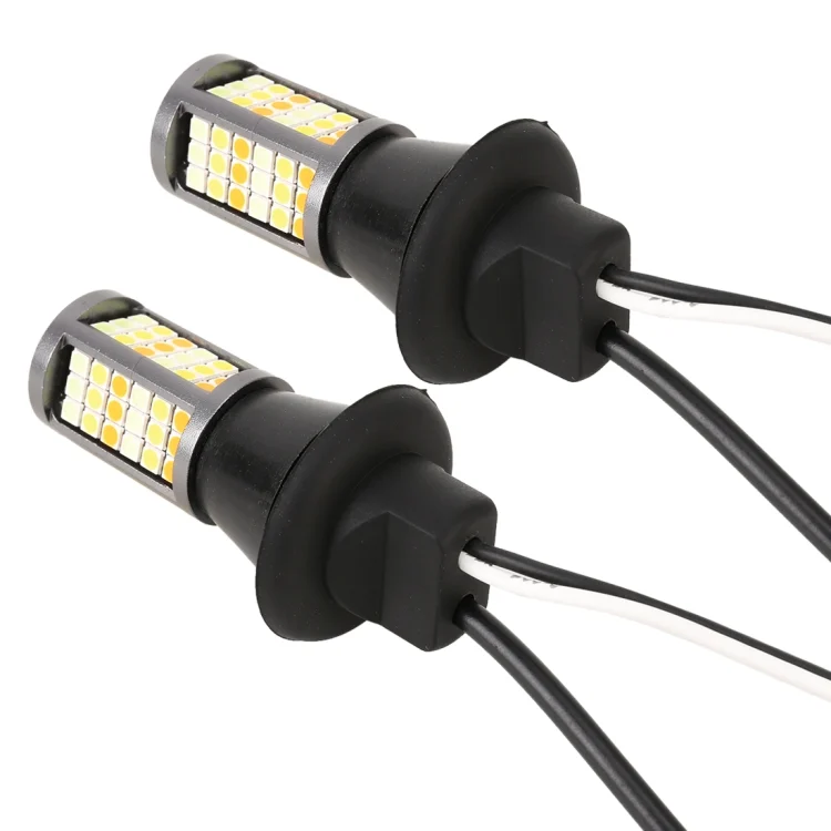 CMS0663_2.webp T20/7740 DC12V 3.7W 81 SMD-3030-LEDs Three Color Car DRL&Turn Light, Length: 2m - Image 3