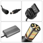 T20/7740 DC12V 3.7W 81 SMD-3030-LEDs Three Color Car DRL&Turn Light, Length: 2m - Image 4