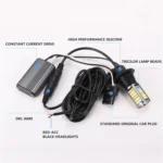 T20/7740 DC12V 3.7W 81 SMD-3030-LEDs Three Color Car DRL&Turn Light, Length: 2m - Image 7