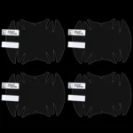 4 PCS Car Auto OPVC Door Bowl Handle Anti-scratch Protective Film for Honda - Image 2