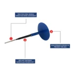 24 PCS 6mm Mushroom Nail-tyre Film Tyre Cold Patch Film Rubber Tire Repair Kit - Image 4