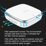 XJ-002 Car / Household Smart Touch Control Air Purifier Negative Ions Air Cleaner - Image 5