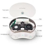 BL-001 Car / Household Smart Touch Control Air Purifier Negative Ions Air Cleaner - Image 3