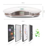BL-001 Car / Household Smart Touch Control Air Purifier Negative Ions Air Cleaner - Image 4