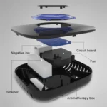 MC-CZ001 Car / Household Smart Touch Control Air Purifier Negative Ions Air Cleaner - Image 7