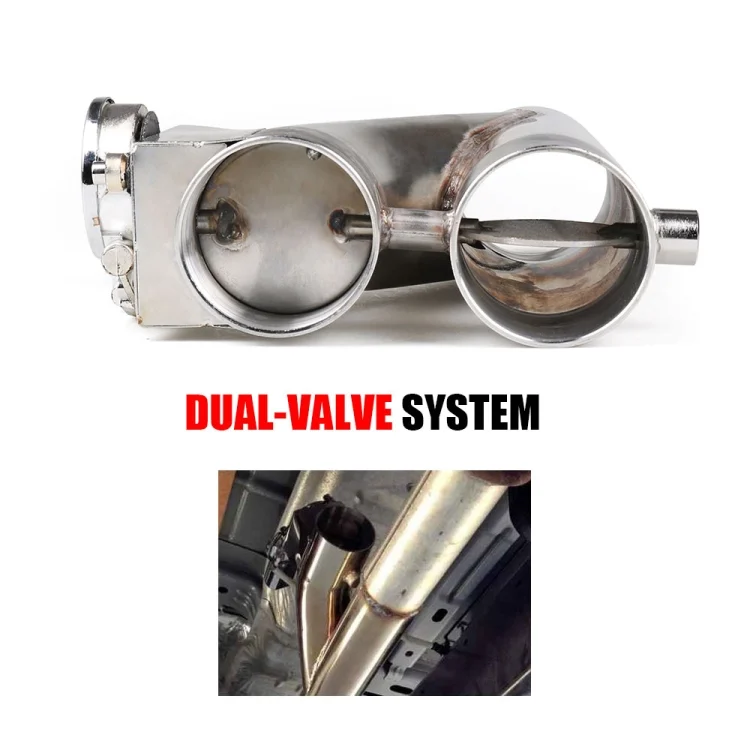 CMS0785_3.webp CNSPEED Y Shape 2 In 1 Car Remote Control Electric Exhaust Valve Pipe, Size: 3 inch - Image 4