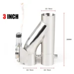 CNSPEED Y Shape 2 In 1 Car Remote Control Electric Exhaust Valve Pipe, Size: 3 inch - Image 5