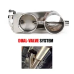 CNSPEED Y Shape 2 In 1 Car Remote Control Electric Exhaust Valve Pipe, Size: 2.5 inch - Image 5