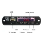 Car 12V Audio MP3 Player Decoder Board FM Radio TF USB 3.5 mm AUX, without Bluetooth and Recording - Image 3