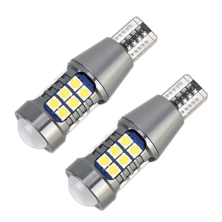 CMS0831_1.webp 2 PCS T15 DC9-16V / 7.5W / 6000K / 600LM Car Auto Reversing Lights 27LEDs SMD-3030 Lamps - Image 2