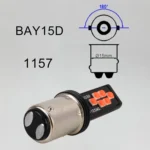 2 PCS 1157 DC9-16V / 3.5W Car Auto Brake Lights 12LEDs SMD-ZH3030 Lamps, with Constant Current - Image 4
