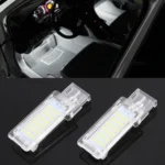 2 PCS DC12V / 1.5W / 6000K / 100LM Car Foot Nest Lights Footwell Lamp Seat Lamp 18LEDs SMD-3528 Lamps for Volkswagen