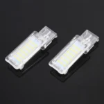 2 PCS DC12V / 1.5W / 6000K / 100LM Car Foot Nest Lights Footwell Lamp Seat Lamp 18LEDs SMD-3528 Lamps for Volkswagen - Image 2