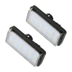 2 PCS DC12V / 1.5W/ 6000K / 100LM Car LED License Plate Light 18LEDs SMD-3528 Lamps for Lexus - Image 2