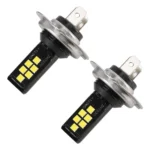 2 PCS H7 DC9-16V / 3.5W / 6000K / 320LM Car Auto Fog Light 12LEDs SMD-ZH3030 Lamps, with Constant Current - Image 2