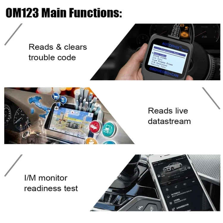CMS0866E_4.webp AUTOPHIX OM123 Car Portable OBD2 Scanner Car Diagnostic Tool OBD 2 Automotive Scanner EOBD Code Reader - Image 5