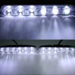 2 PCS LD-006 5730-6SMD 12W 1200LM 7000K White Light  Daytime Running Light.DC 12V - Image 5