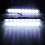 2 PCS LD-008 5730-9SMD 15W 1500 LM 7000K White Light  Daytime Running Light.DC 12V - Image 5