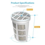 XPower M8 Car Air Purifier Filter + Filter Element for XPower X8 Nano Air Purifier - Image 5