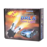 2 PCS 1156/BA15S/BAU15S 10W 1000LM 6000K White + Yellow Light DRL&Turn Light with 20 SMD-5730-LED Lamps,DC 12-24V - Image 4