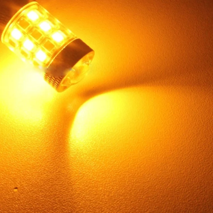 CMS1025_5.webp 2 PCS 1156/BA15S/BAU15S 10W 1000LM 6000K White + Yellow Light DRL&Turn Light with 20 SMD-5730-LED Lamps,DC 12-24V - Image 6
