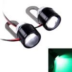 2 PCS 12V 3W  Eagle Eyes LED Strobe Light For Motorcycle ,Wire Length: 90cm