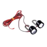 2 PCS 12V 3W  Eagle Eyes LED Strobe Light For Motorcycle ,Wire Length: 90cm - Image 2