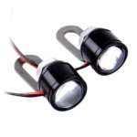 2 PCS 12V 3W  Eagle Eyes LED Strobe Light For Motorcycle ,Wire Length: 90cm - Image 3