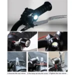 2 PCS 12V 3W  Eagle Eyes LED Strobe Light For Motorcycle ,Wire Length: 90cm - Image 7